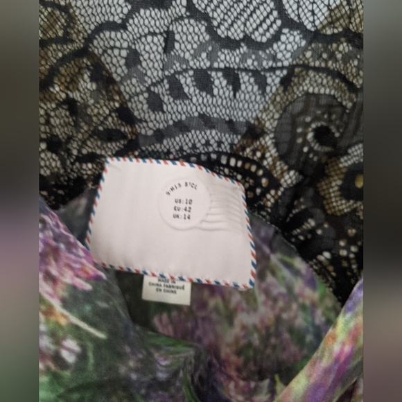 Anthropologie silk and lace tunic - Picture 3 of 3